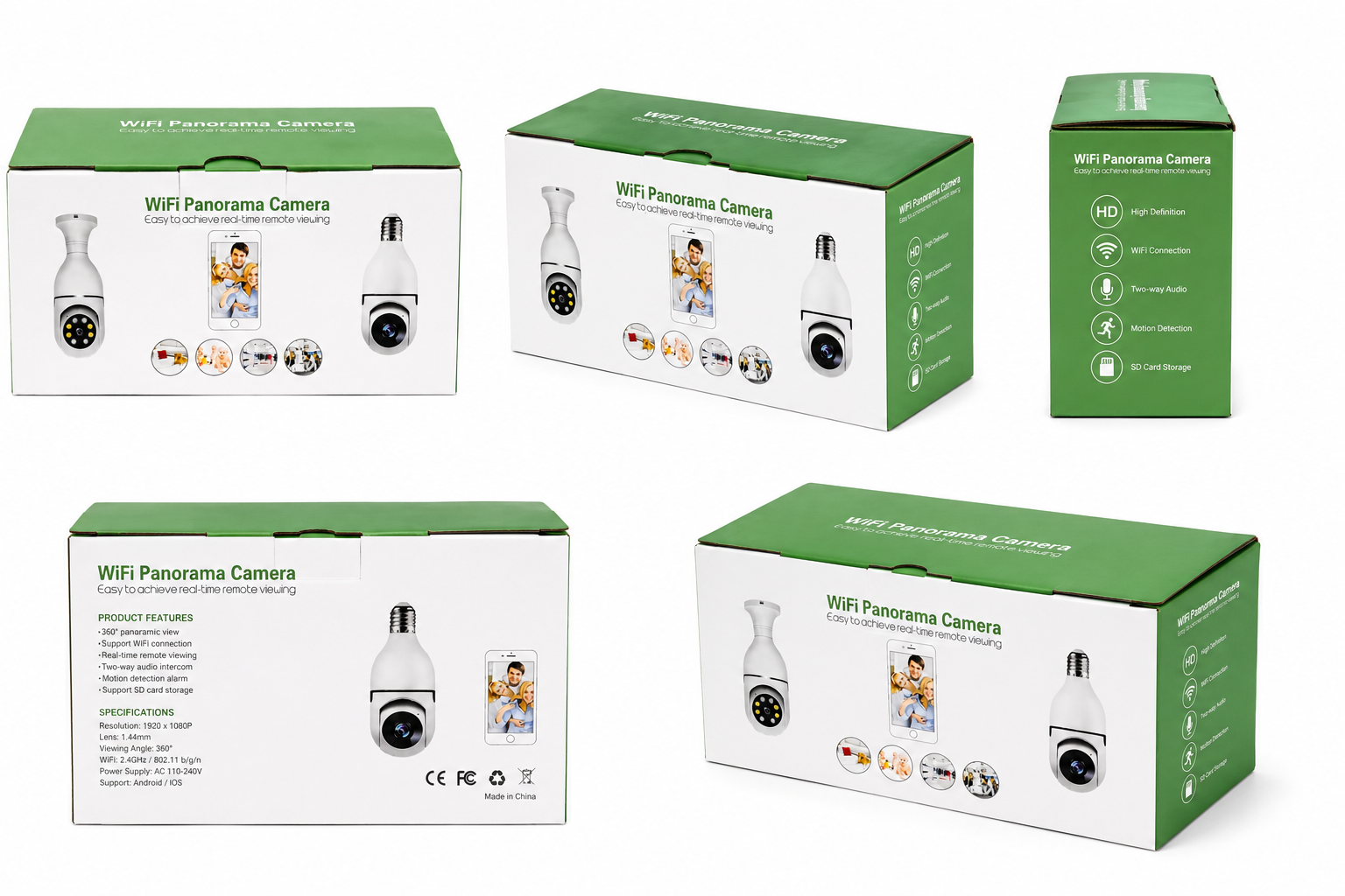 Cámara WiFi Panorámica 360° - Imagen 2